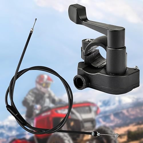 Miniatura 4 de WXF - Conjunto de control de acelerador de cable de acelerador de pulgar de 78 pulgadas, 0.866 in, para bicicleta de 50 cc, 70 cc, 90 cc, 110 cc,