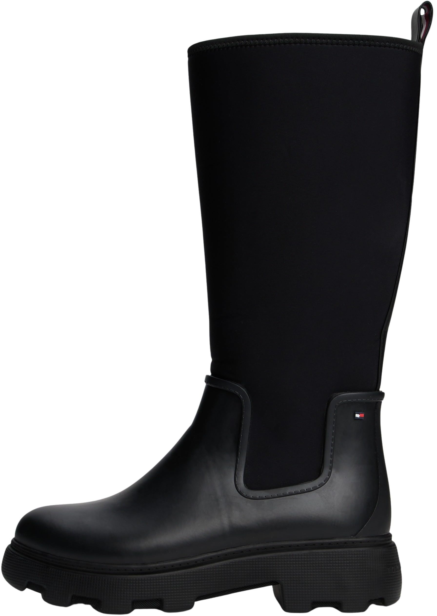 Tommy Hilfiger Damen Flag Long Rainboot Warm Lining Fw0fw08973Regenstiefel