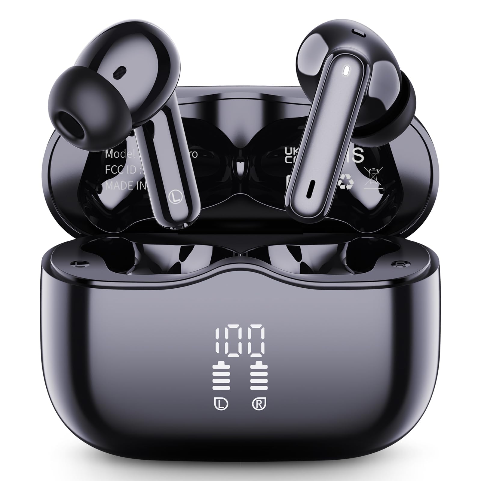wireless earbuds bluetooth 5.4 noise cancelling ip7 waterproof