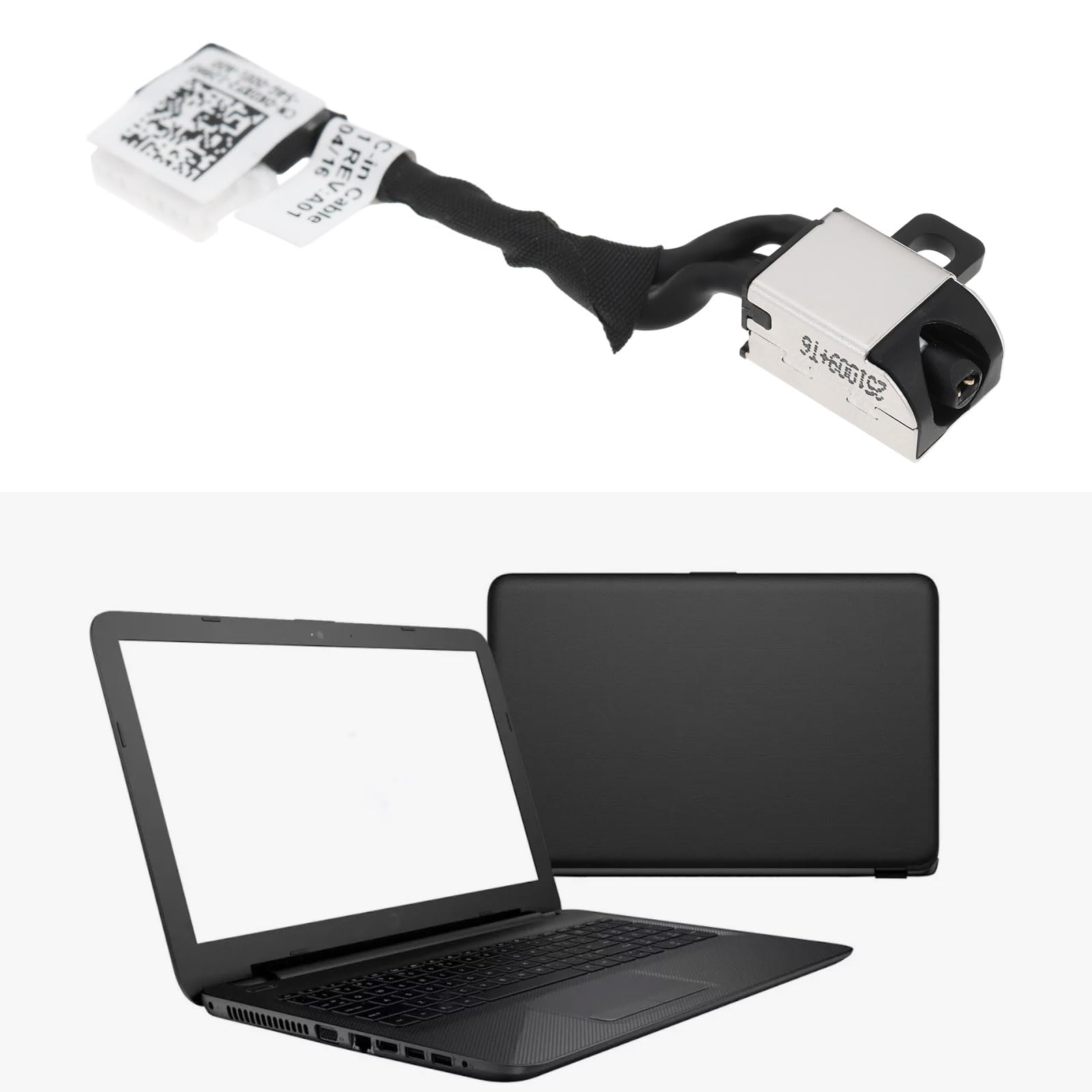 Port ładowania laptopa Złącze DC Jack 450.0F703.0001 Kompatybilne z Dell P88F001 K0XF2 0K0XF2 CN-0K0XF2 CN-0K0XF2
