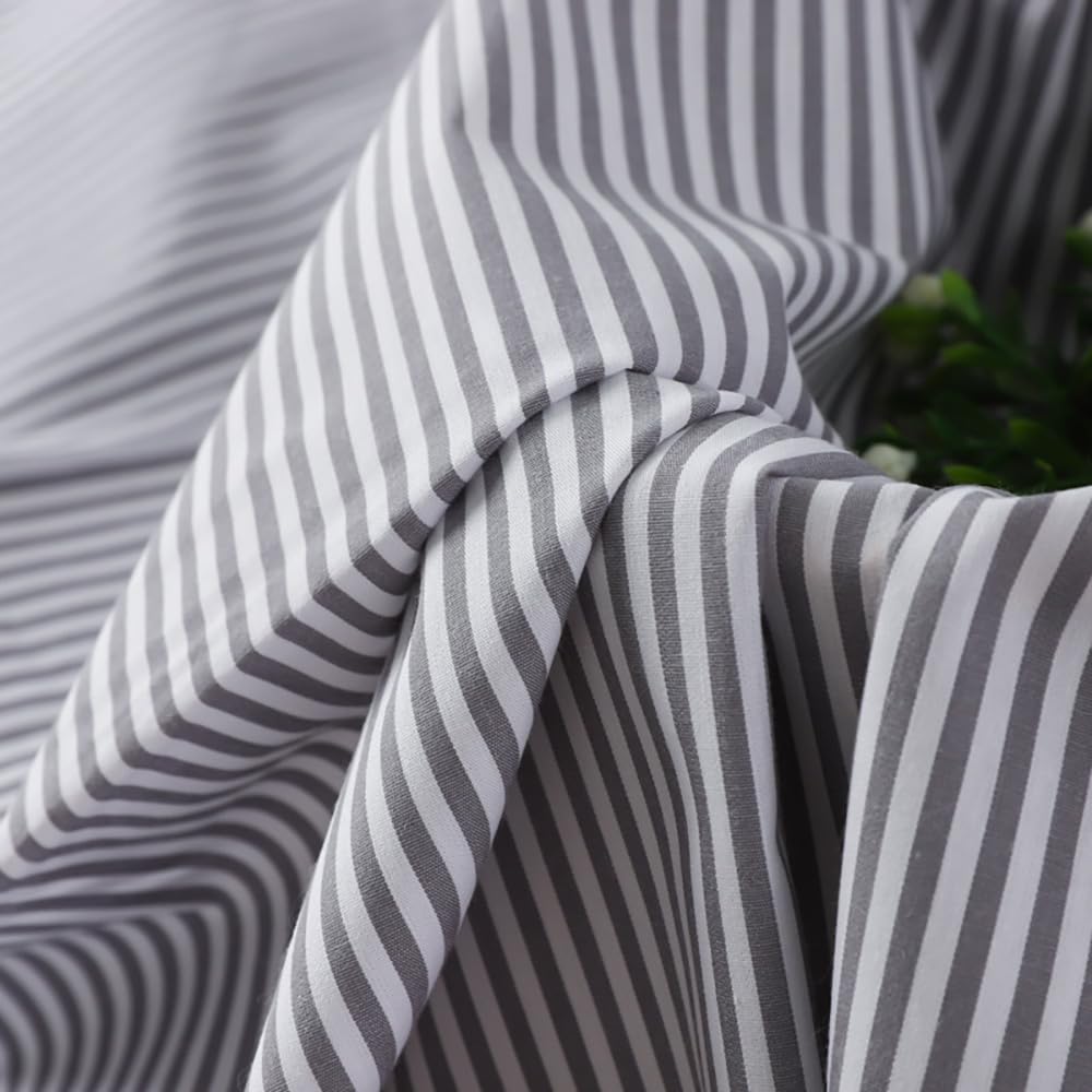 Baumwollstoff Streifen Stoff Meterware Gestreifter Polsterstoff 100% Baumwolle Stoff Zum Nähen Modestoff Dekostoff Handwerken Nähen Stoff für DIY Basteln Nähen Gelb 9# 500x160cm