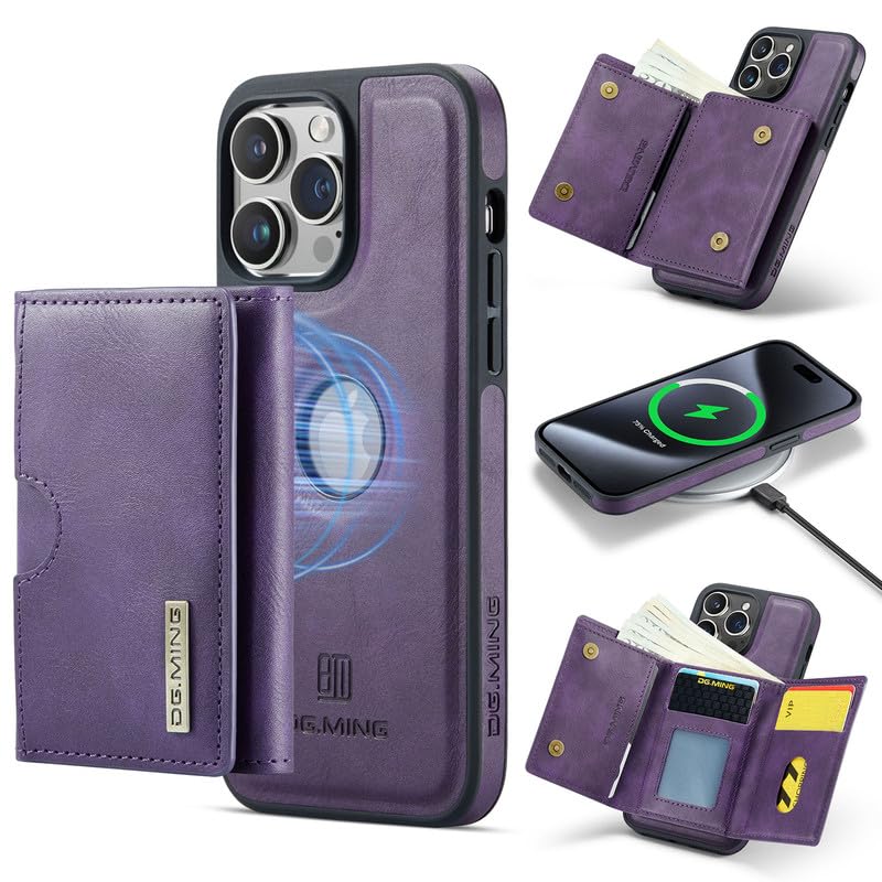 Protection iPhone 14 Pro Max contre le piratage RFID étui lilas