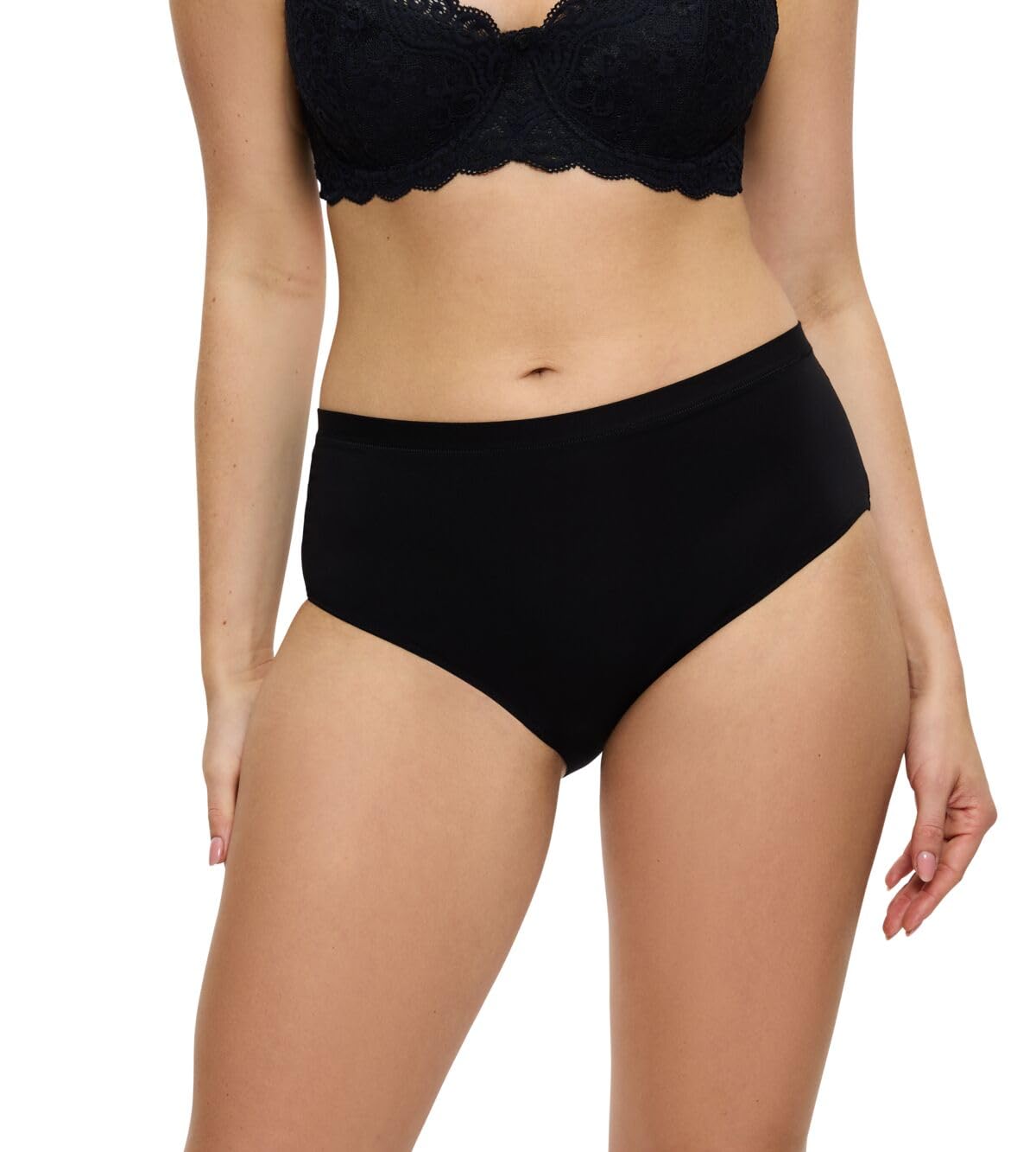 Lot de 2 Slips Midi Femme en Modal Noir - Triumph