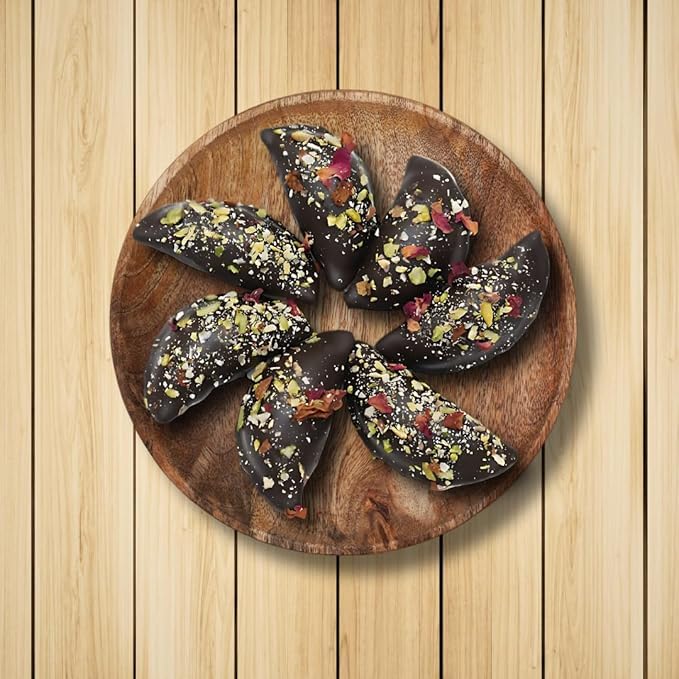 Image of Momade Miracles Chocolate Baked Gujiya | Indian Sweets Mithai box for Occasion Gifts| Handcrafted Freshly with Jaggery Filling & No Frying Gujiya |