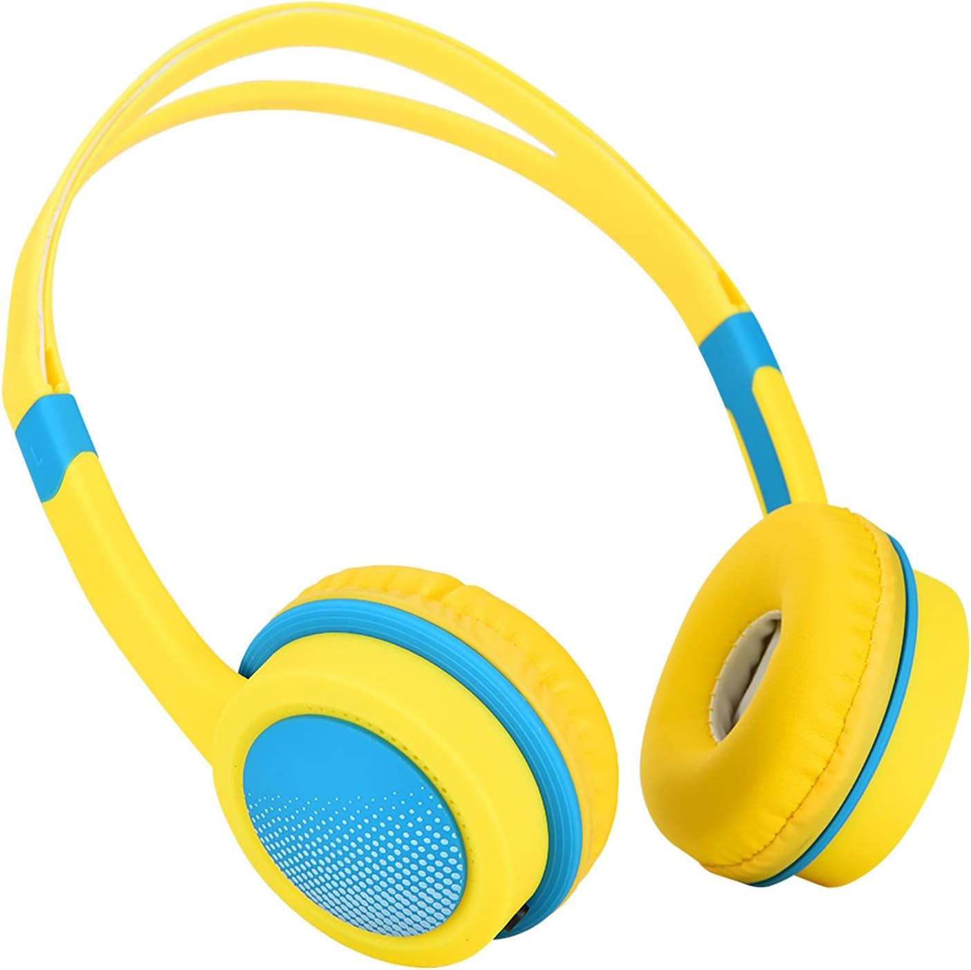 RiToEasysports 85dB Volume Limited with Soft Protein Sponge Earmuffs, Designed for Safety and Comfort, Suitable for Kids Aged 4-12, 30mm Drive Pronunciation Unit (Yellow)