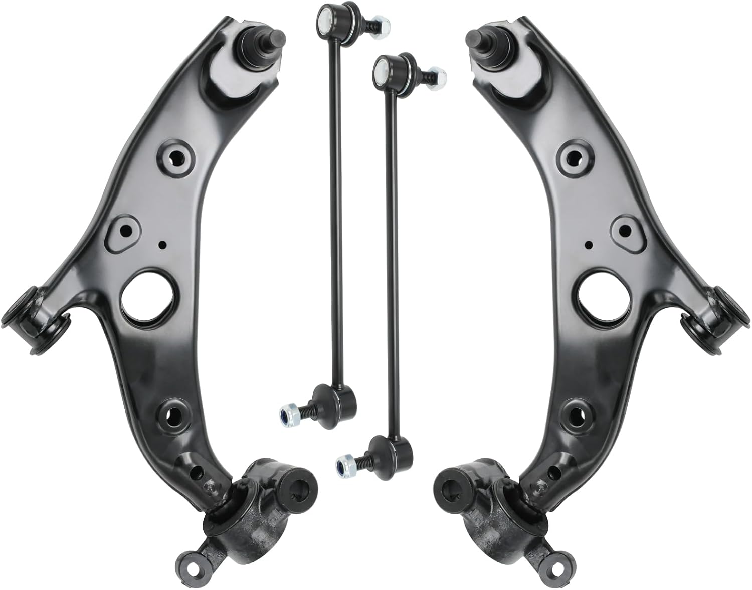 Front Lower Control Arm With Ball Joint Sway Bar Link Compatible with 2013-2016 Mazda CX-5,2014-2019 Mazda 6,Part Number CMS761213, CMS761214 K80296