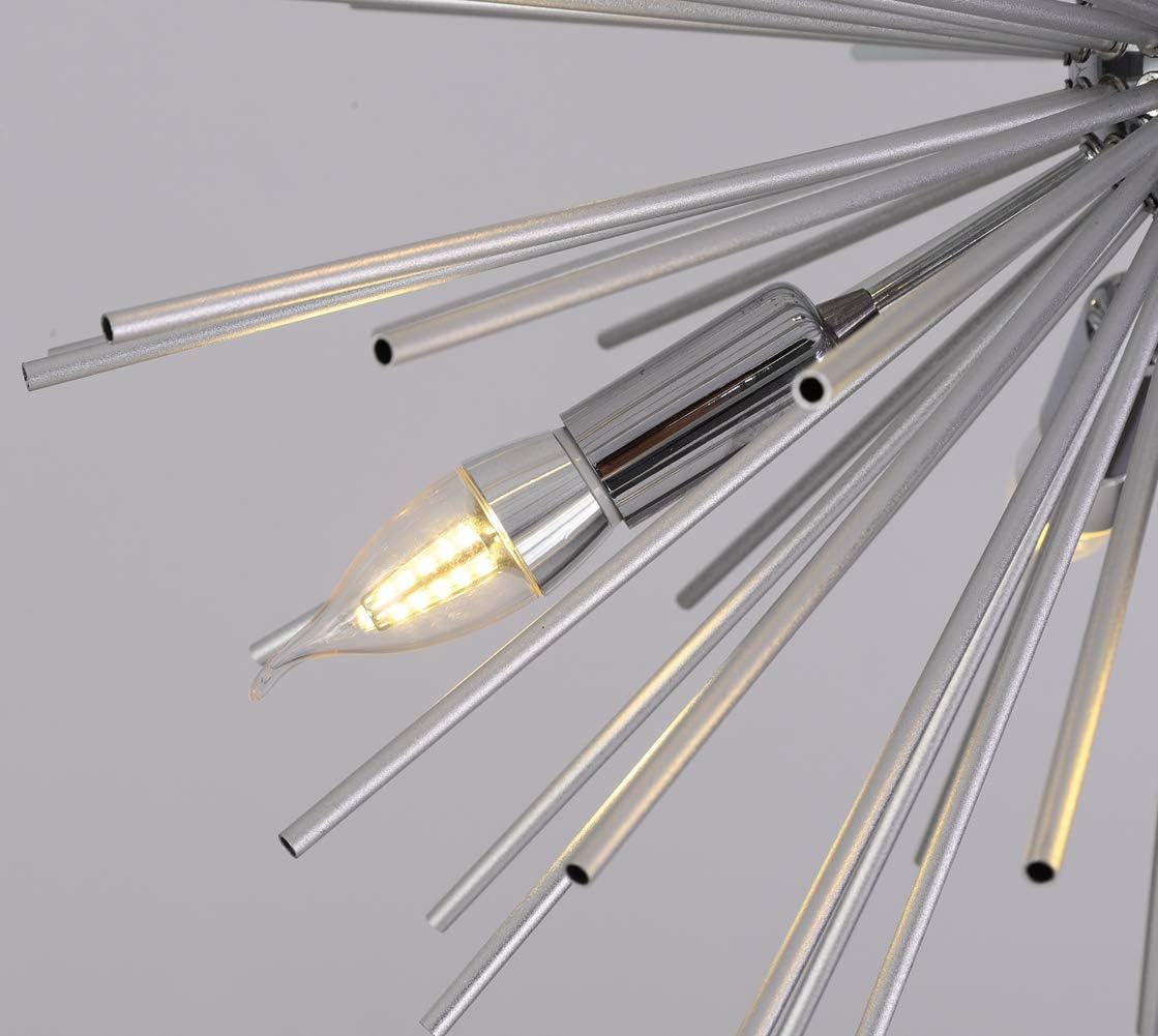 70% оƒƒ Evеrуthіng LukLoy Sputnik Chandelier Ceiling Lighting Fixtures Dandelion Firework Lamp for Kitchen Island Living Room Bedroom Decoration (Silver, Pendant 22) Flаѕh Dеаlѕ - 60% оƒƒ LukLoy Sputnik Chandelier Ceiling Lighting Fixtures Dandelion Firework Lamp for Kitchen Island Living Room Bedroom Decoration (Silver, Pendant 22)