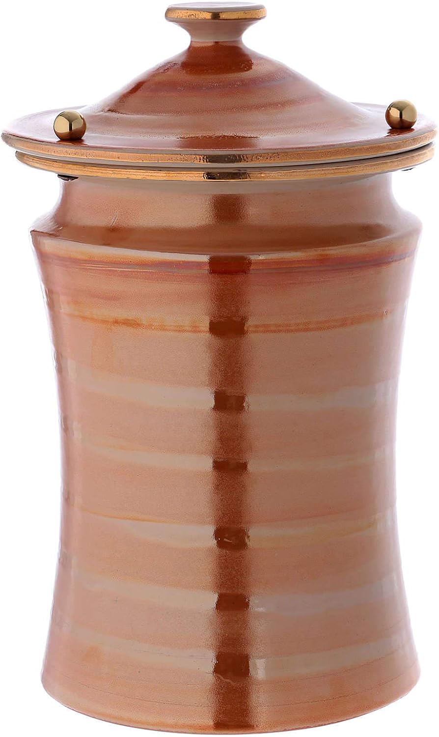 三代仁王窯 作 壺屋焼 琉球赤絵龍文壺 中小 約15.2cm 高さ 約16.3cm