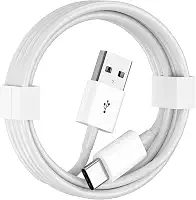 Cabo Carplay para carro para iPhone 16/15, iPhone 16/15 Plus, iPhone 16/15Pro, iPhone 16/15Pro Max, USB A para USB C Carplay, cabo USB C para iPad 10, cabo carregador de carro iPad Air (Branco)