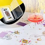 Clear Plastic Playing Card Case Set - 4Pcs Blank Playing Card Storage Box Trading Card Deck Box, Perfect for Organization of Playing Cards Business Cards Game Cards and More (4Pcs Clear Set)