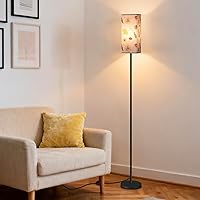 Vista 30 de Juego de 2 lámparas de pie para sala de estar, modernas lámparas de pie altas con interruptores de pie, bombilla no incluida, 64.6'', para sala