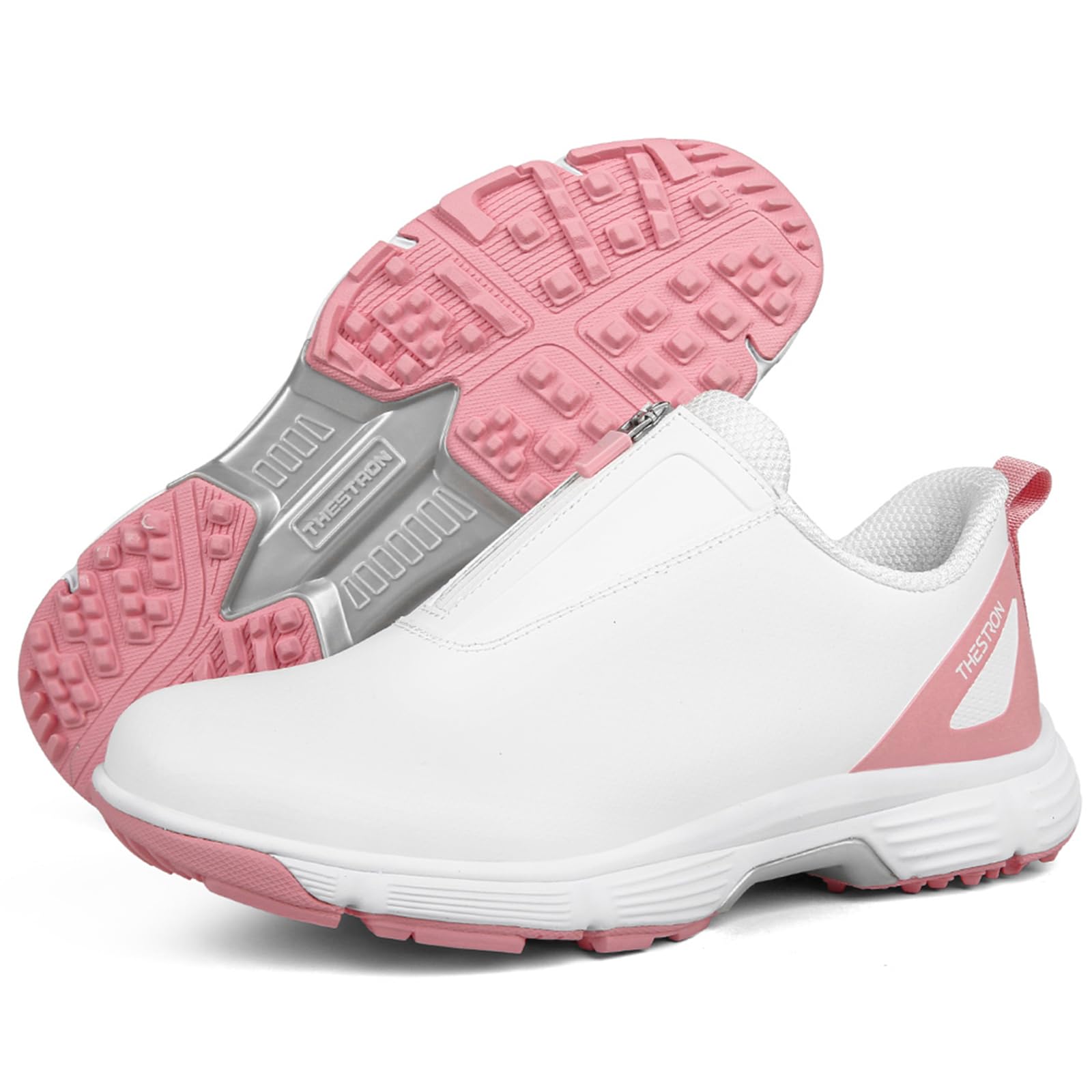 Scarpe da Golf Impermeabili da Donna, Professionali, Senza Punte, Leggere, Antiscivolo, per l'allenamento Sportivo all'aperto