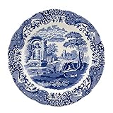 Spode Blue Italian Charger Plate | 12 Inch Large Charger Plate for Dinner Plates, Wedding Décor | Made in England from Fine Porcelain | Dishwasher and Microwave Safe