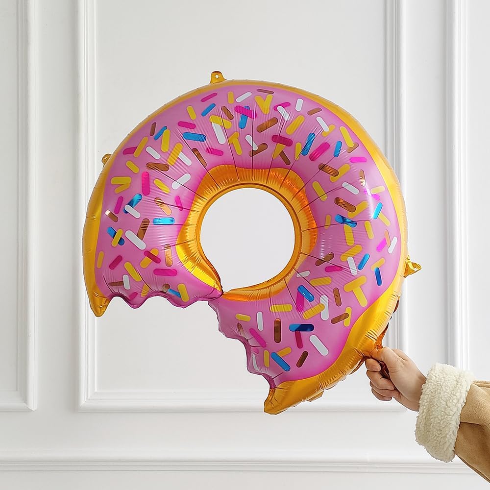 Pastel Donut Balloon Garland Kit,151Pcs Pink Purple Yellow Blue Candy Donut Balloons for Two Sweet One Summer Sprinkle Birthday Party Decorations - Image 4