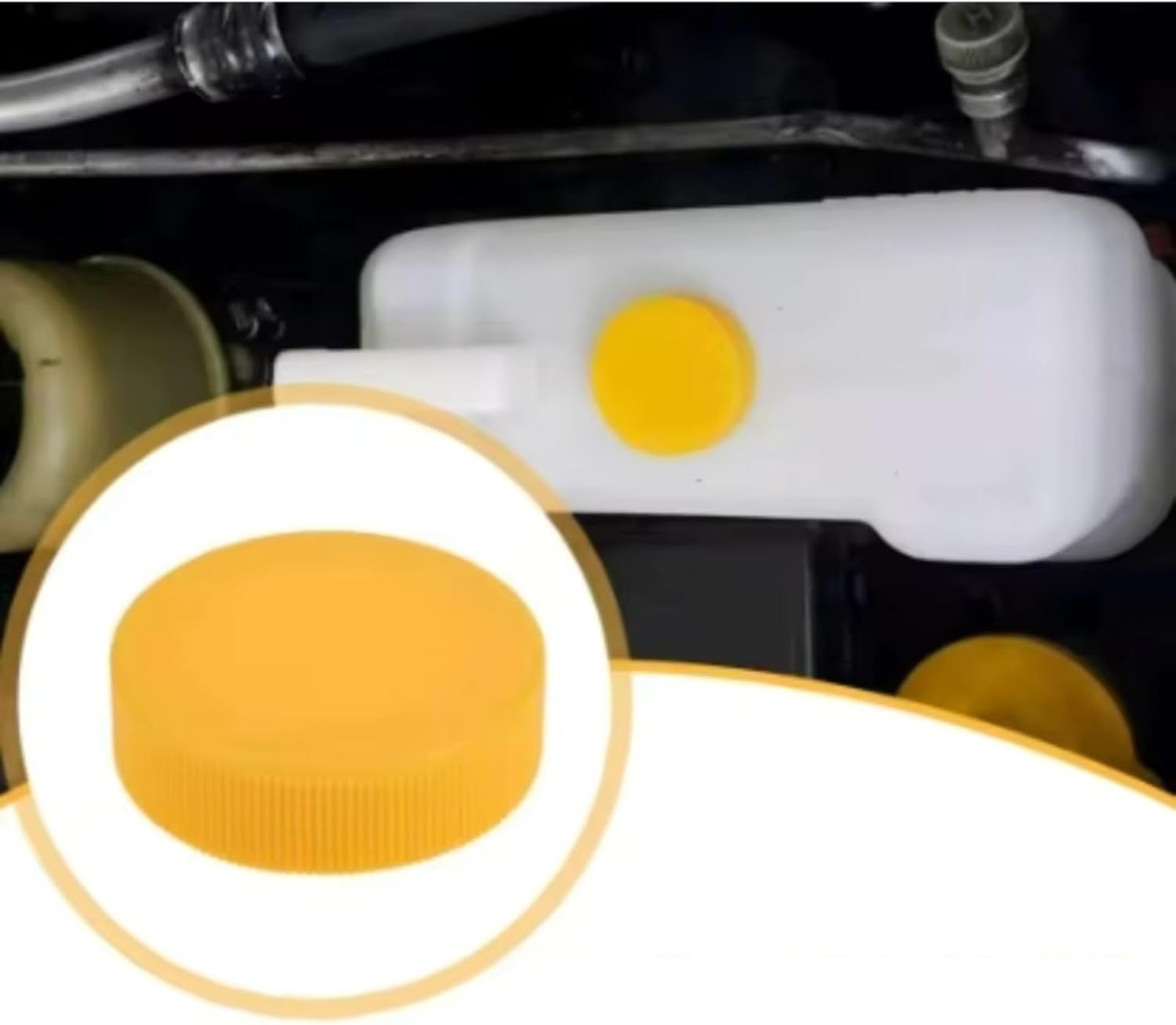 Coolant Recovery Tank Leak Proof Heat Resistant For Pajero 2010-2015