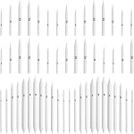 FEBSNOW 60Pcs Mélanger des souches et des Tortillions, Mélangeurs de papier d'art Crayons d'Art Dessin Crayon pour l'artiste étudiant Dessin de dessin de dessin Charcoal Outils de croquis Fournitures de croquis