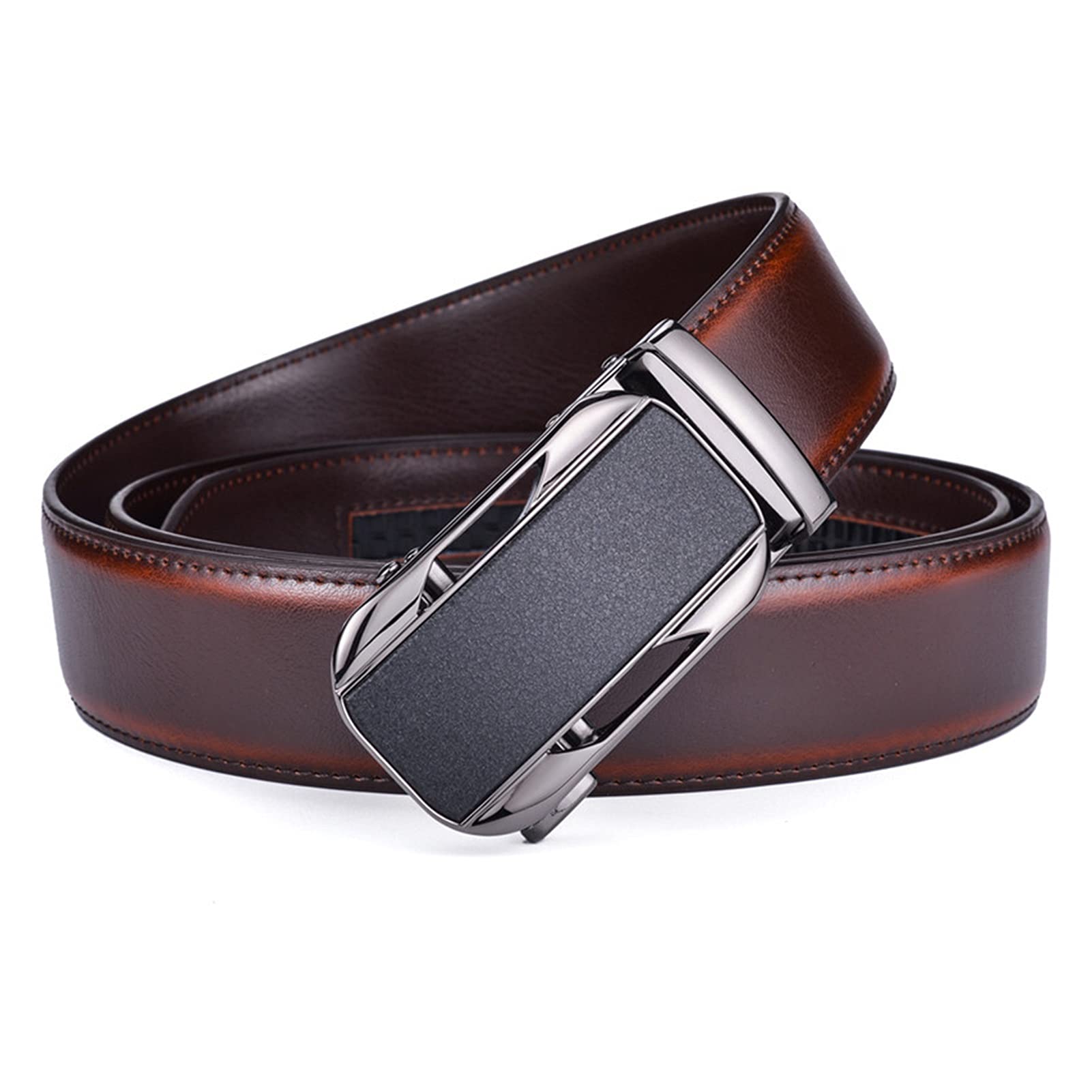 ZacLAy Cintura Da Uomo Cinture In Pelle Da Uomo, Cinturino Da Uomo Con Fibbia Automatica In Metallo C216 125294139