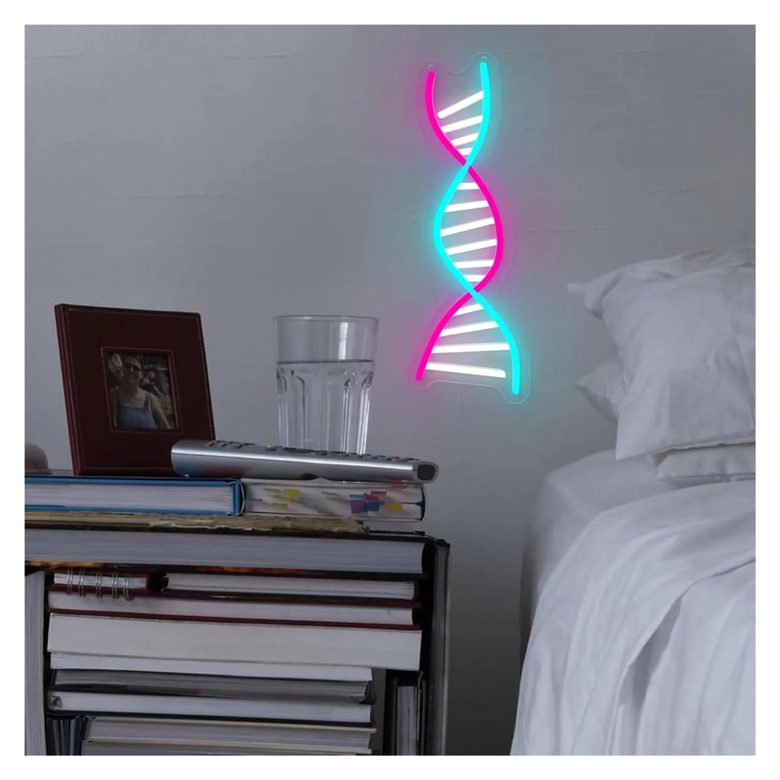 Insegna al Neon DNA Doppia Elica Neon Sign Luce Per Insegnante Di Scienze Studenti Aula Lab Sala Da Gioco Arredamento Camera Da Letto 40cmx15cm/15.7inx5.9in