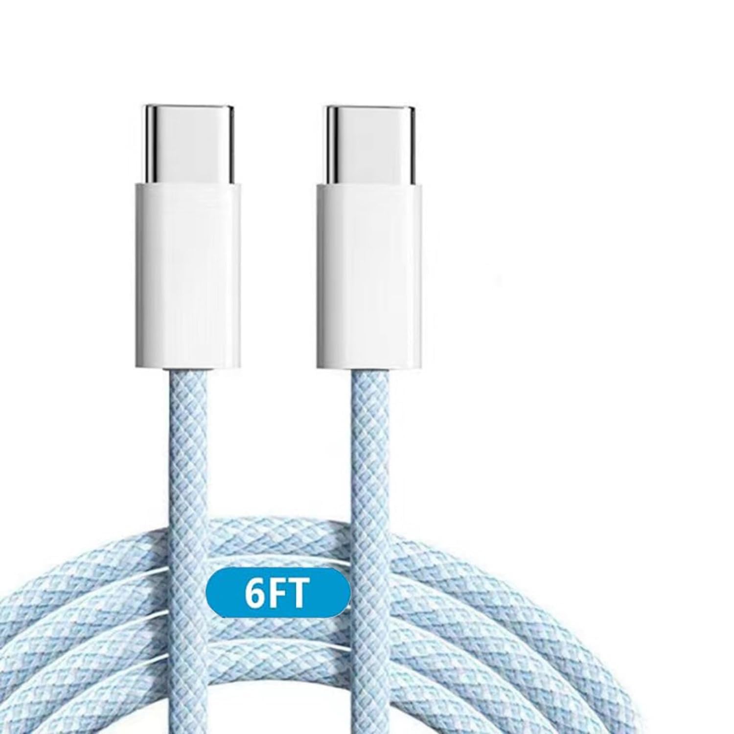 CASOSHIELD USB C to C Charging Cable 6ft, 60W Fast Type C to C Charger Cord Long for Apple iPhone 15 Plus/15 Pro Max, MacBook Pro, iPad 12.9/11 inch/Mini/Air 5/4,Galaxy S23+/S23 Ultra, Blue (B0D1X5QHF5) Amazon Price History, Amazon Price Tracker