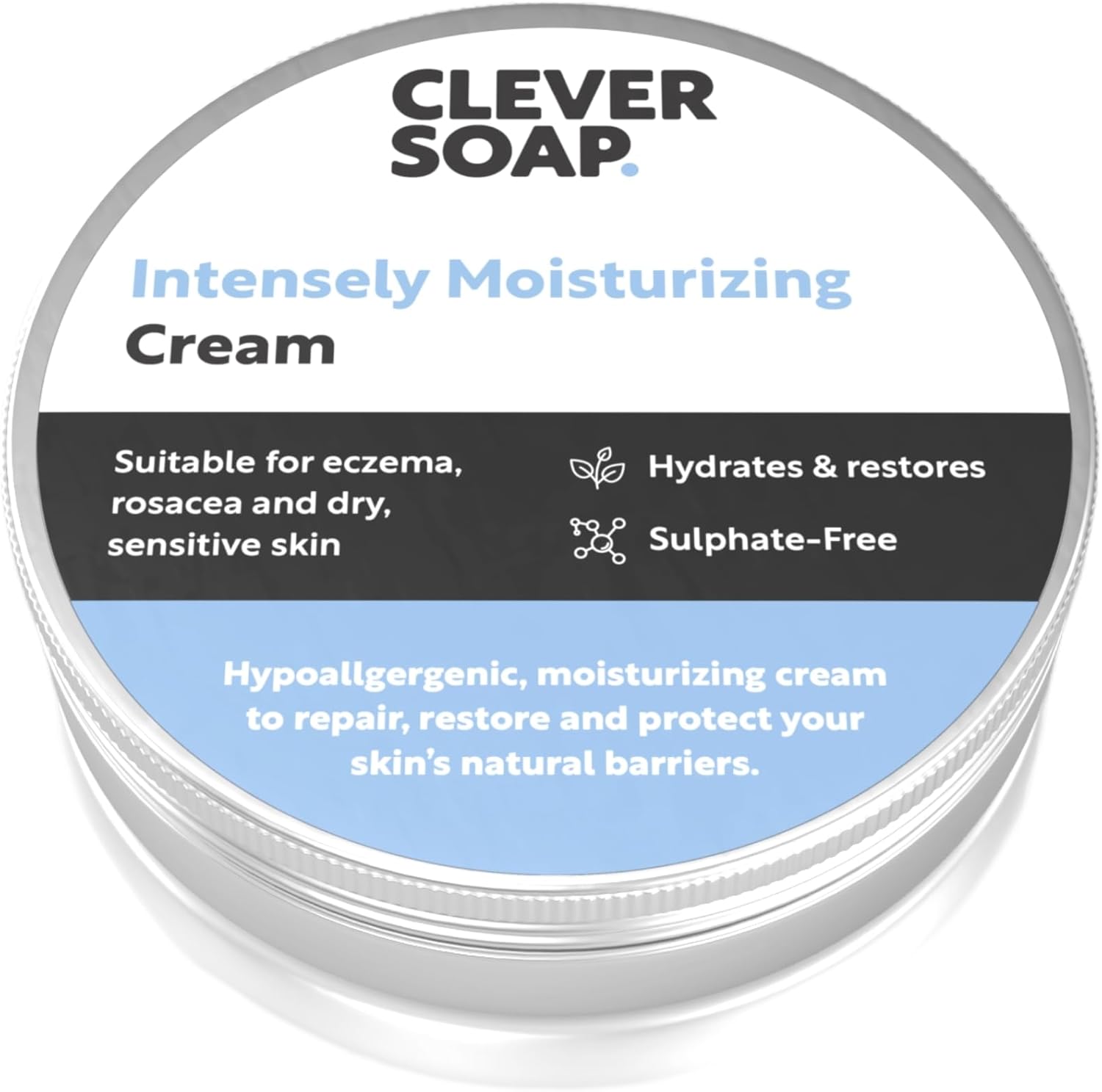 Clever Soap Intensely Moisturising Hand, Face & Body Cream Suitable