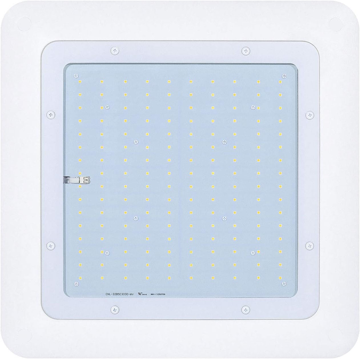 Hytronics 150W LED Canopy Light, 500-750W HPS/HID Replacement, 21000 Lumens, 140 LM/W, 5000K, Waterproof and Outdoor Rated, DLC&UL Listed, Gas Station, Street, Area & Outdoor Lighting, White