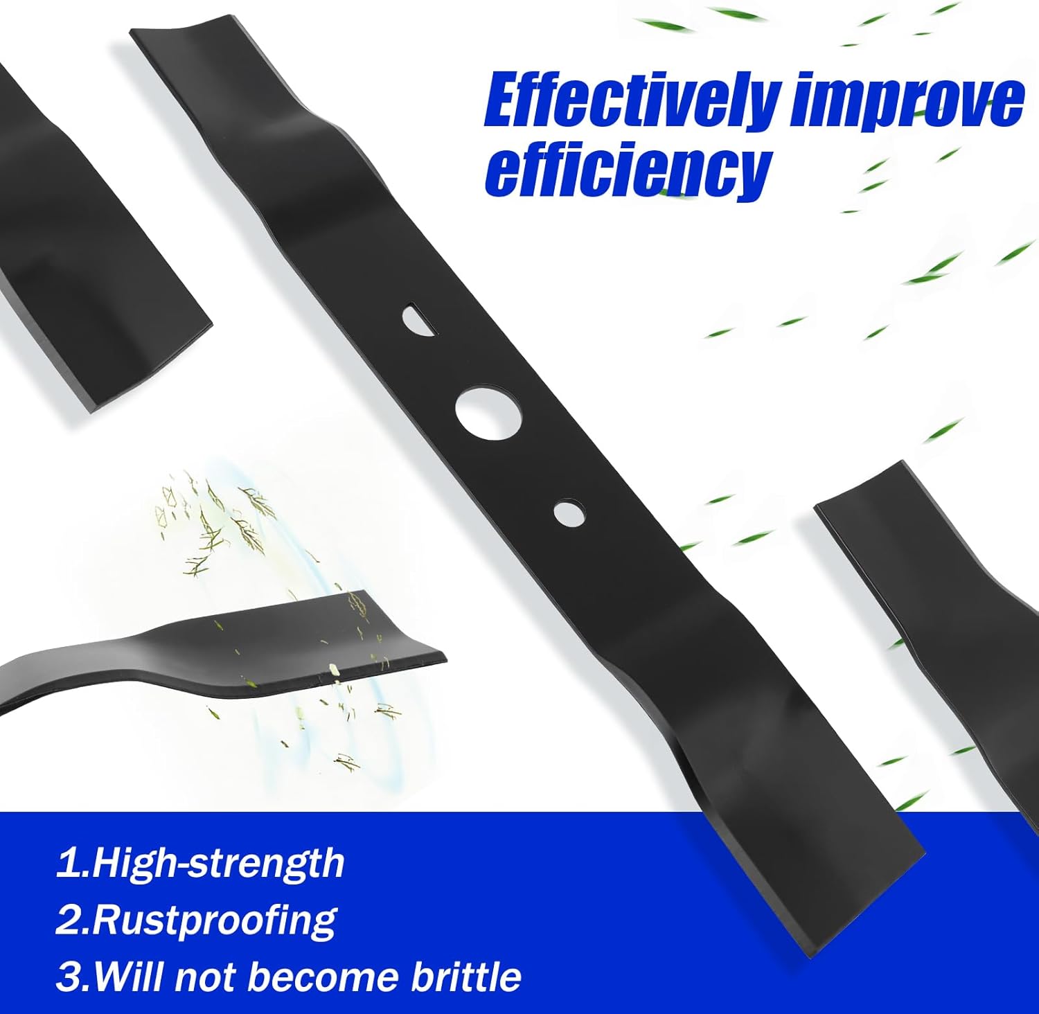 RY40100 16” Lawn Mower Blade for Ryboi Lawn Mowers 16” Replace AC04154-2Pcs