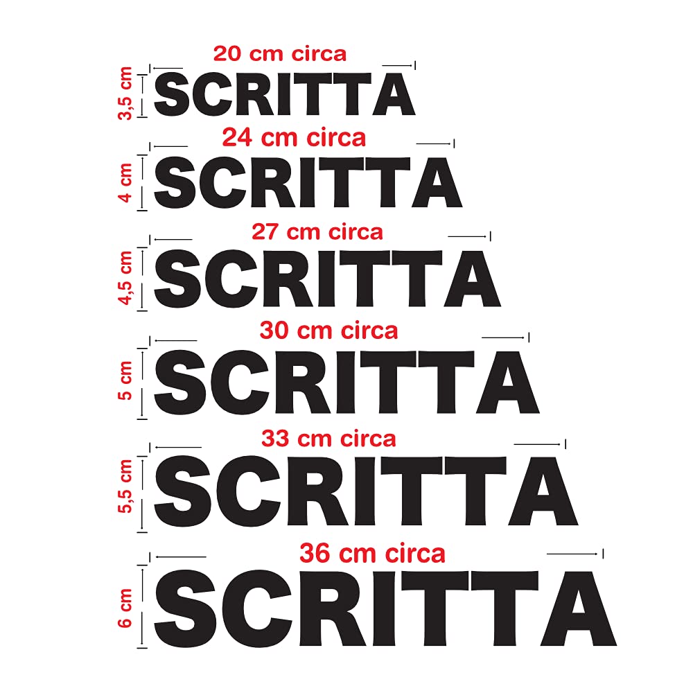 Scritte Adesive Personalizzate Multifunzione Circuito AUT AUT: Ideali per Vetrine e Muri, Sticker Menu in Vetrina, Decalcomanie Prespaziate Senza Fondo PVC Professionale