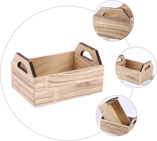 Miniatura 8 de HEMOTON Caja de almacenamiento de artículos diversos, estantes, cestas para almacenamiento de despensa, cajas para almacenamiento de despensa,