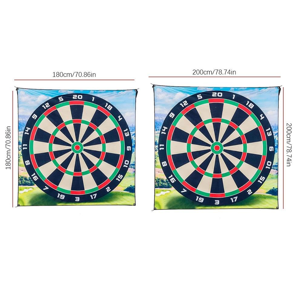 Golf Chipping Game with Sticky Balls and Darts, Golf Practice Mat Kits Indoor Outdoor Golf Accessories for Adult Family Yard Game