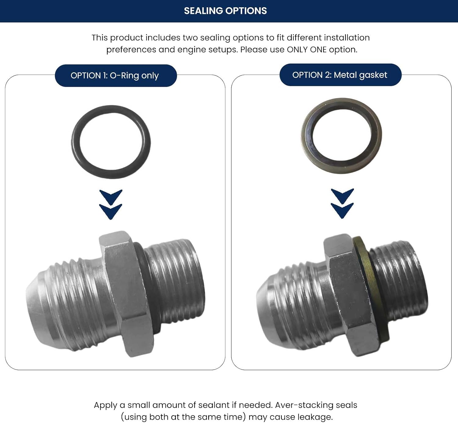 Oil Filter Sandwich Plate Thermostatic Adapter for AN10 Oil Cooler System, 82°C Thermostat Bypass Oil Cooler Adapter with 3/4-16 UNF and M20x1.5 Center Bolt, Universal Oil Temperature Adapter