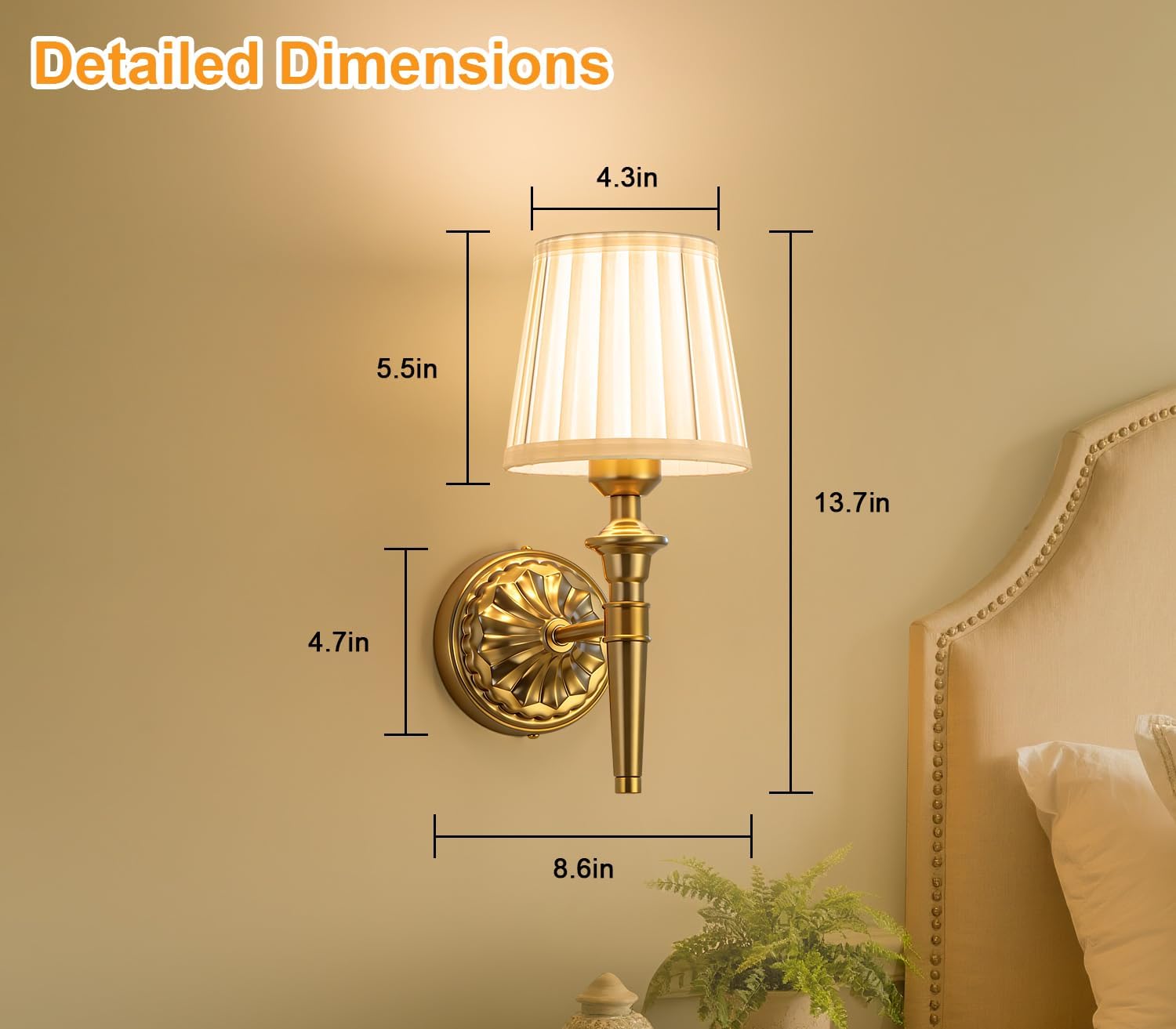 rechargeable wall sconces set of 2, battery operated wall lights with remote dimmable lights, wireless sconce for living room bedroom, no hardwiring, modern minimalist cordless wall lamp