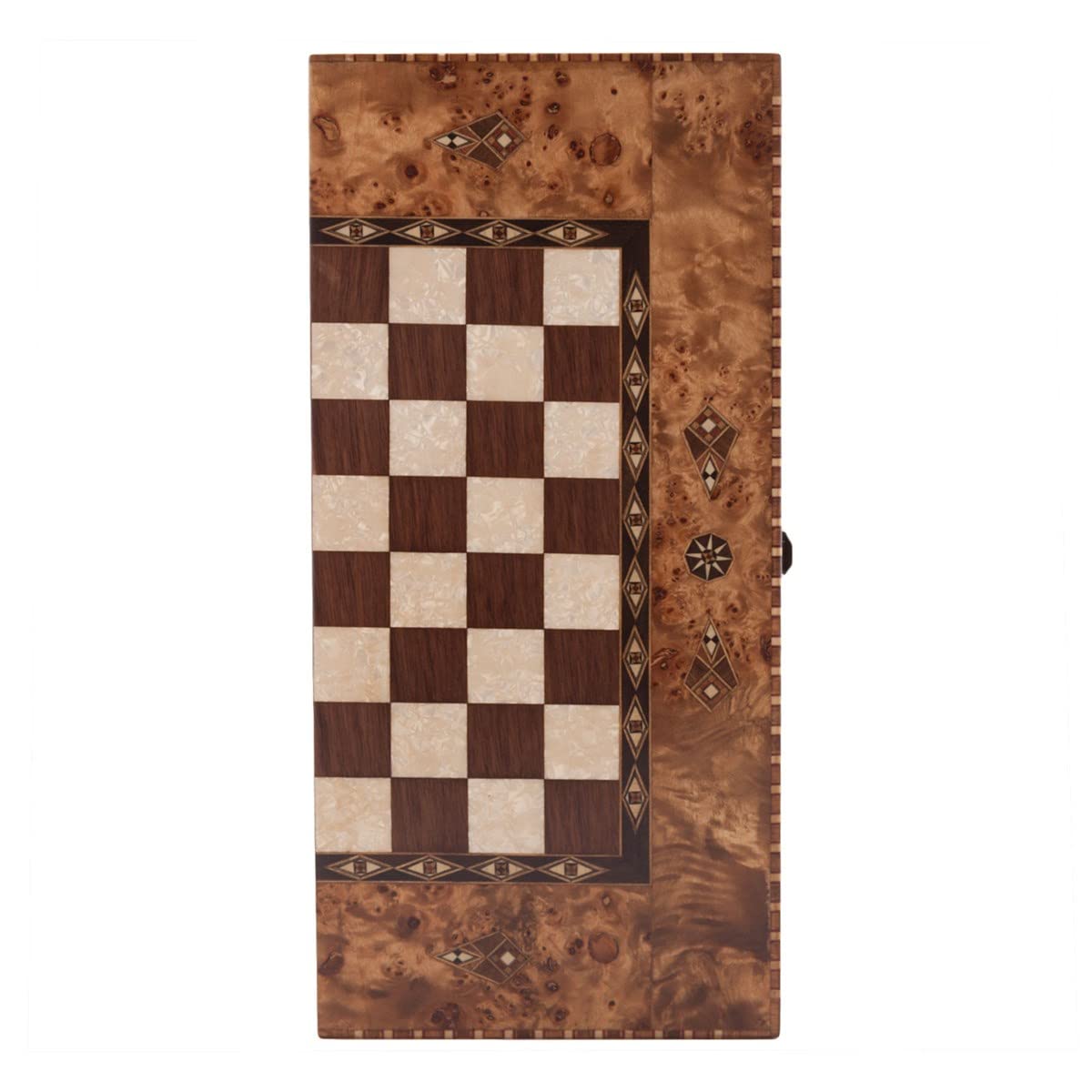 Helena Wood Art, Deluxe Edition, Hochwertiges Backgammon Spiel aus Holz, Tavla, 2 Spieler, ab 12 Jahren