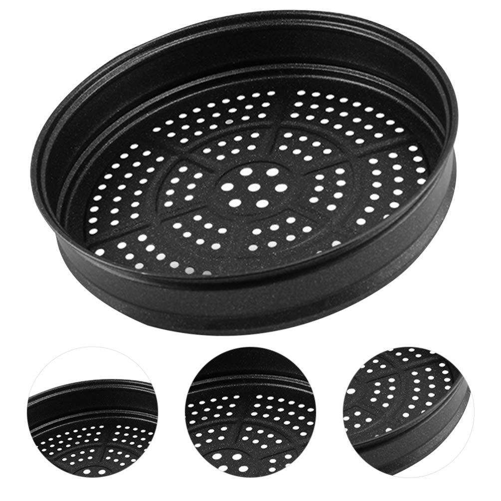 Cabilock Supporto Pulire Nero Antiaderente Pietra in Vaporiera per Facile Accessorio Essenziale al Cottura Vapore da Cucina Tamales ed Uova