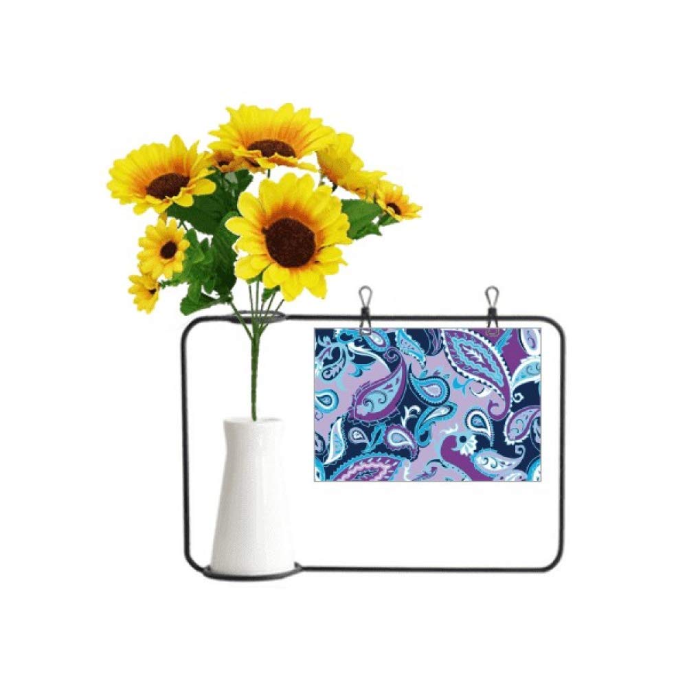 Beauty Gift Fleurs bleues décoration motif abstrait pour sublimer vases et bouteilles