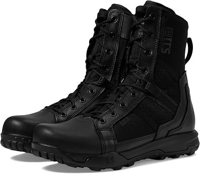 5.11 Tactical Mens A/T 8-Inch Professional All Terrain Work Boots, Side-Zip