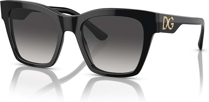 DOLCE & GABBANA ブラックビスチェ 40 Amazon.com: Dolce & Gabbana Women's Round Fashion Sunglasses