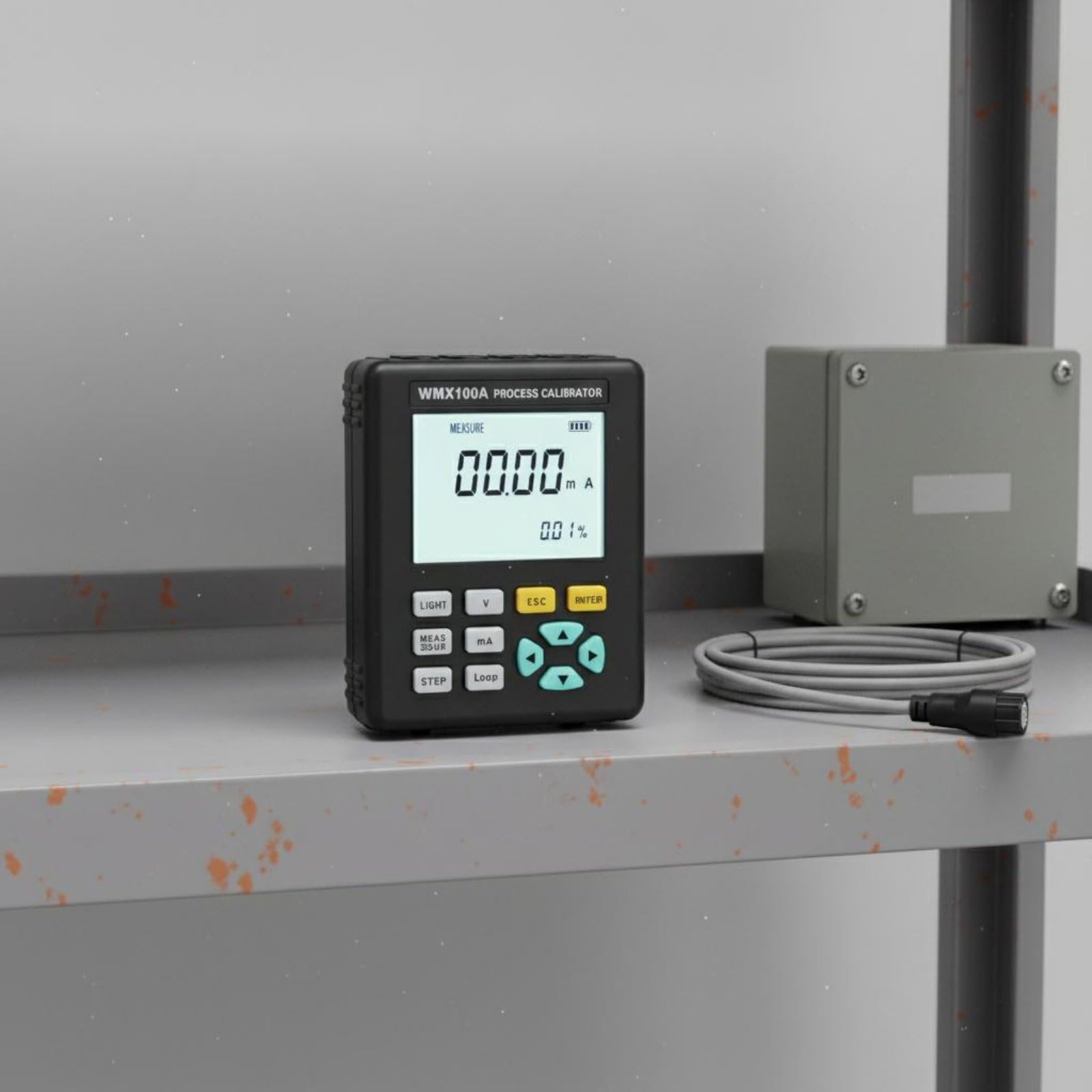 Generador de Señal Probador Equipo de Prueba Multifunción con Salida Precisa y Medición de Voltaje Corriente Diseño Ergonómico Portátil y Pantalla de, Wmx100b