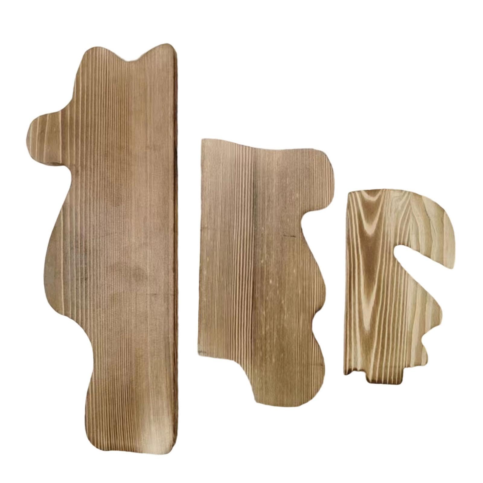 Conjunto de 3 Estantes de Pared, Estantes de Almacenaje, Estantes Flotantes Y Estantes de Madera en Estilo Rústico para Salón, Cocina, Dormitorio Y of, Marrón Oscuro, Individual