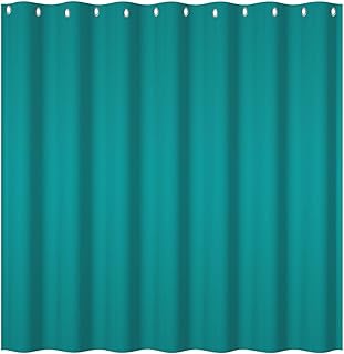 72x72 Inch Solid Color Shower Curtain for Bathroom Polyester Bath Water ...