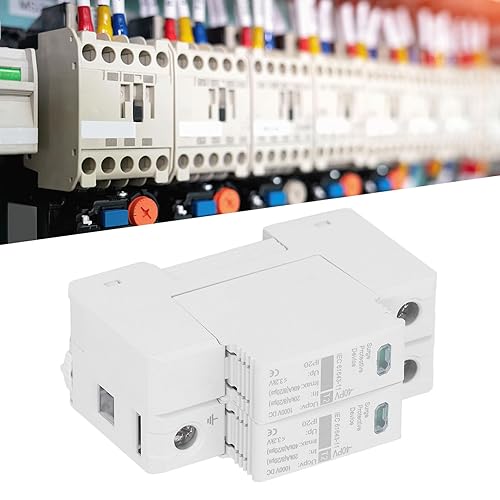 Miniatura 5 de Dispositivo de protección fotovoltaico Dispositivo de protección contra sobretensión PC Disyuntor de protección contra rayos resistente a la llama