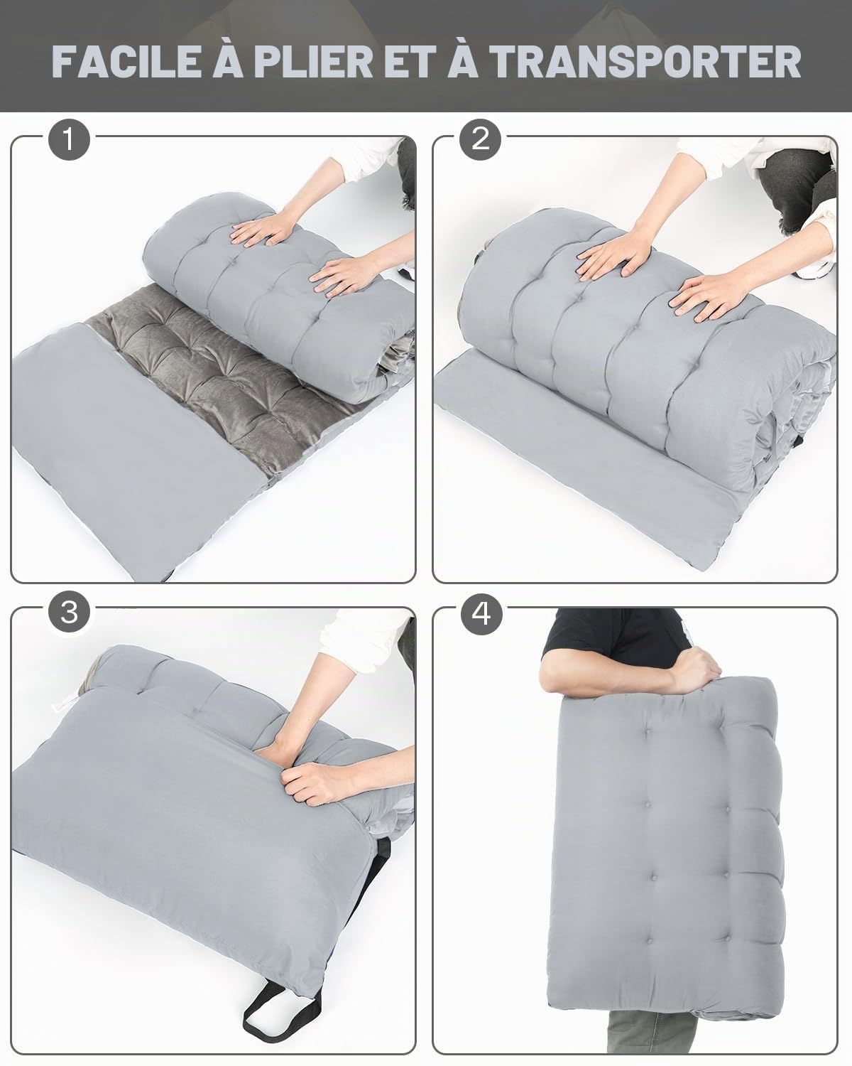Sportneer Matelas de Camping, Polyvalent, 190 x 71 cm, 2 kg, pour lit de Camp, lit de Camping, Chaise Longue de Jardin, Chaise Longue, Convient également comme Matelas de Couchage