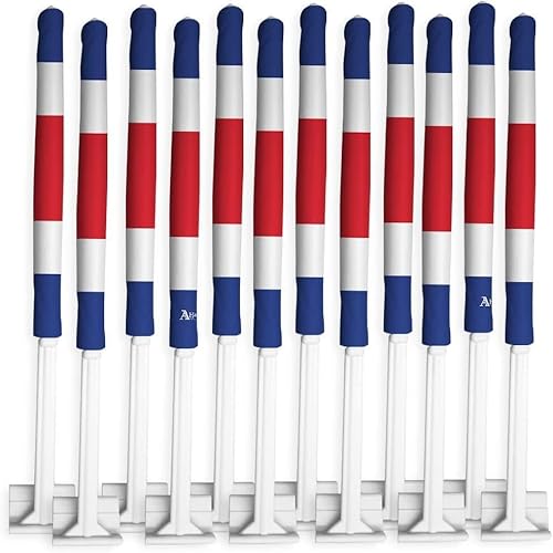 Miniatura 106 de Bandera de Estados Unidos con poste para coche, bandera para carros, 2 unidades, bandera de América, capó para auto, 4 de julio, decoración