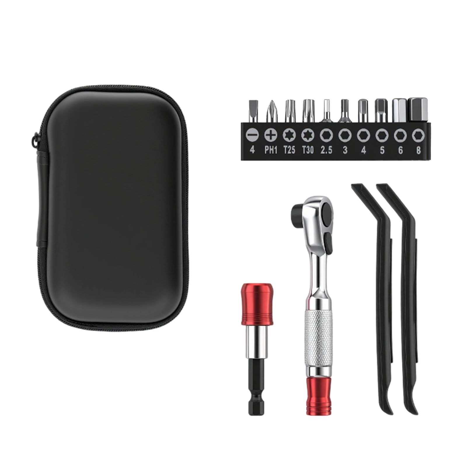 14Pcs Bike Repair Multifunctional Tool Set with Ratchets Wrench & Tire Levers Ratchets Wrench Cycling Maintenance