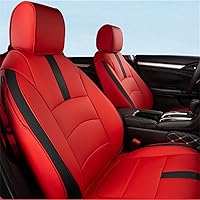 Vista 11 de Juego completo de fundas de asiento personalizadas para Prado 2004-2008 7 asientos cuero asiento cojín protector negro