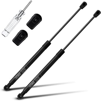 Rear Window Struts Compatible with 2011-2018 Wrangler JK Hardtop, 350388
