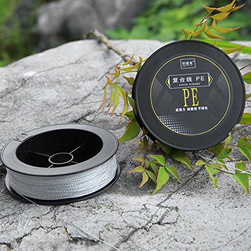DECDEAL Linha de pesca 100m forte abrasão 8 vertentes trançado pe linha de pesca
