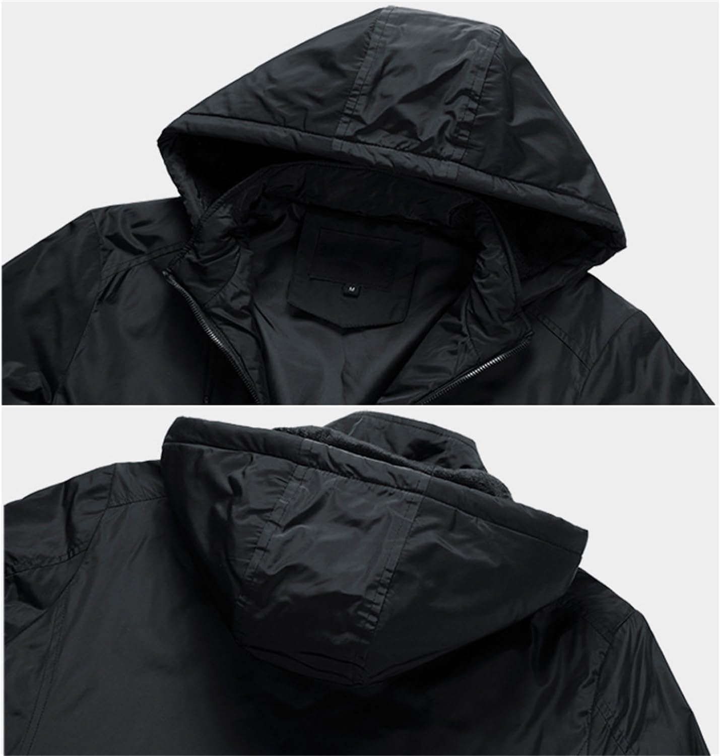 GPCHAN Men's Lightweight Softshell Jacket Winter Lined Hooded Rain Waterproof Hiking Outdoor Jackets