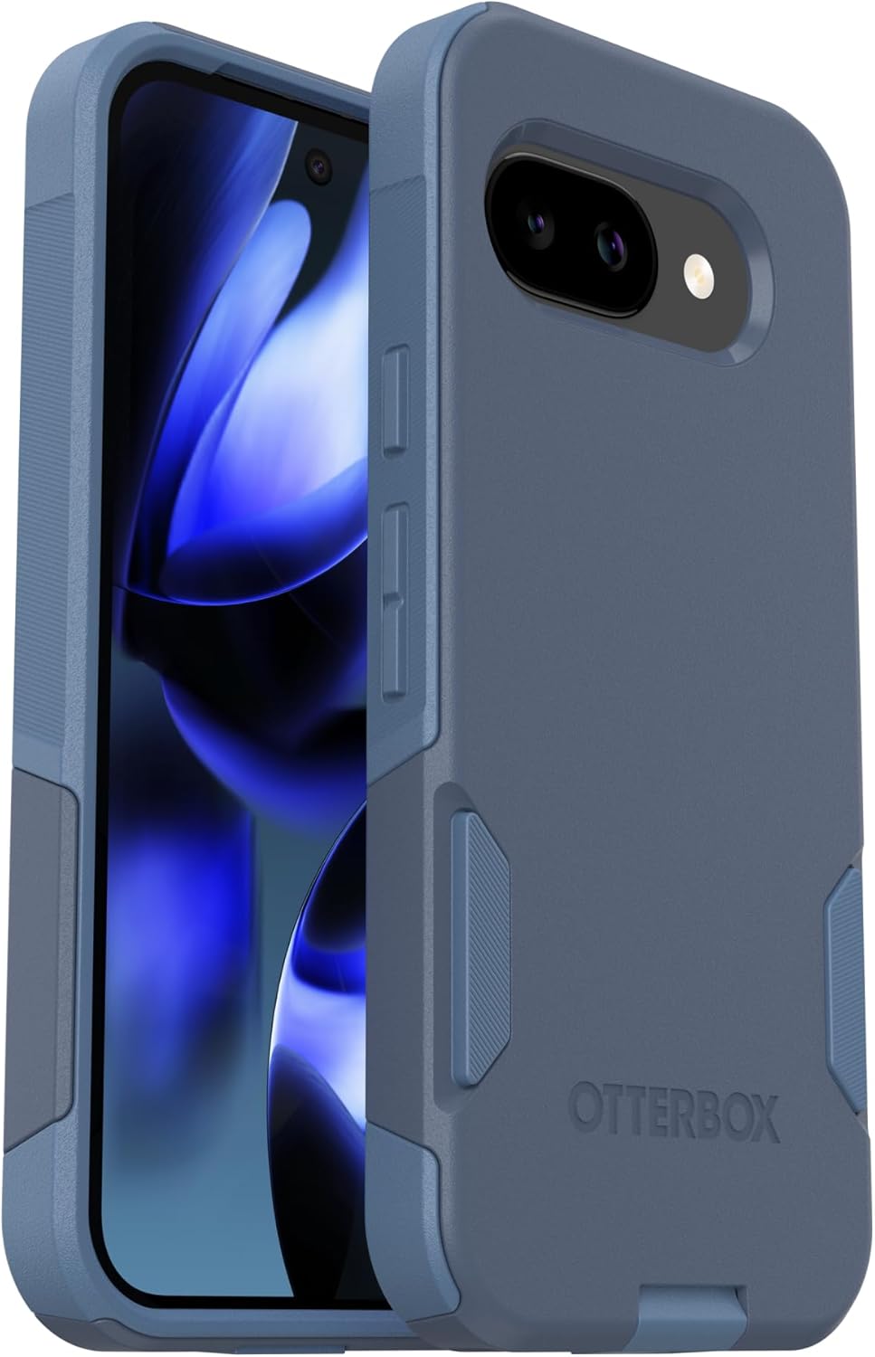 OtterBox Google Pixel 9a Commuter Series Case - Baby Blue Jeans, Slim & Tough, Pocket-Friendly, with Port Protection