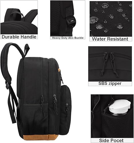 Miniatura 4 de KEOFID Mochila de viaje clásica para hombres y mujeres, mochila antirrobo para laptop, para el trabajo, bolsa grande para la universidad, resistente