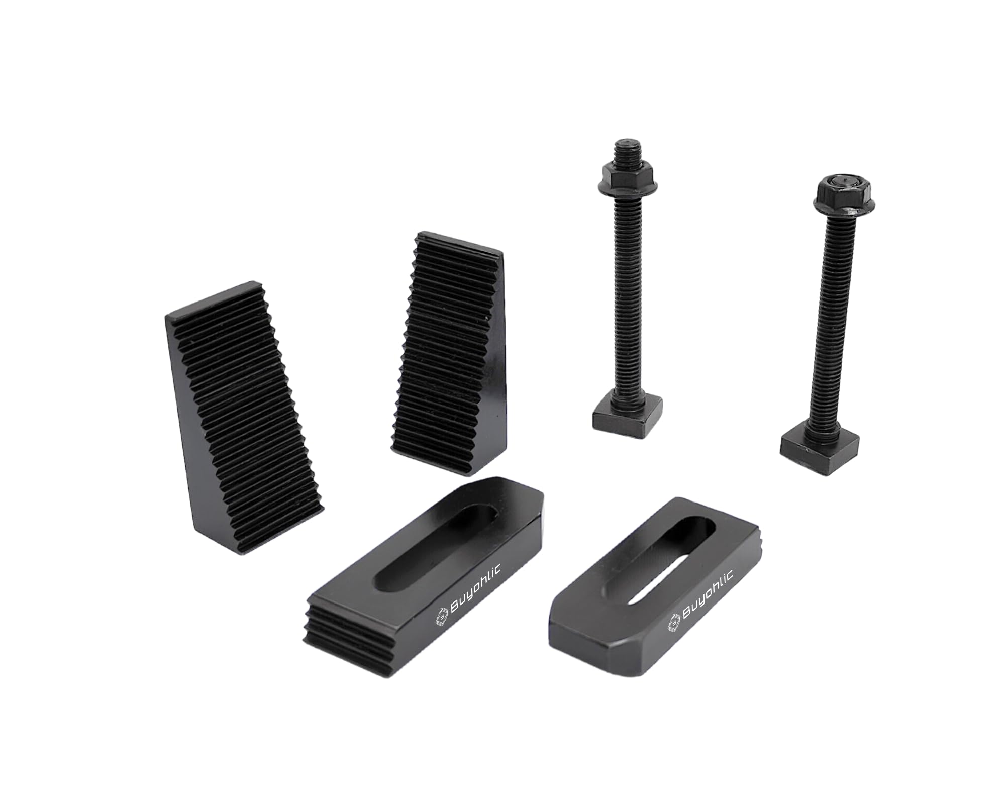 Buyohlic Clamp Kit For Rotary Tables, Milling Tables, Face Plates & Vertical Slide (M8 Clamp Kit)